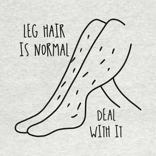 Leg Hair Is Normal / Magical Feminism by nathalieaynie